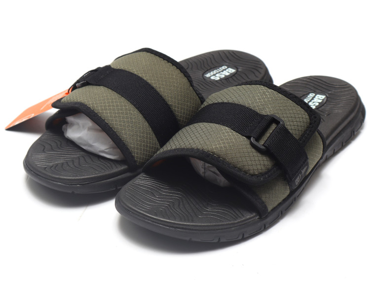 Bass Outdoors Women's Topo Utility Sandal, Olive, 9.5