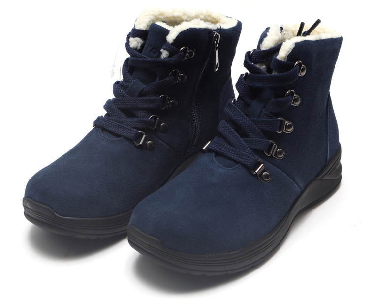 Propet Women's Demi Bootie, Indigo, 6 X-Wide