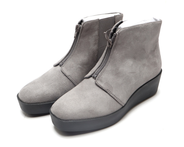 Aerosoles Women's Carin Wedge Bootie, Grey, 6