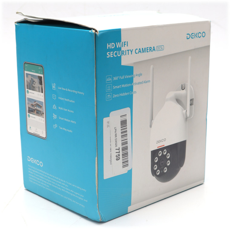DEKCO DC5L HD 360 degree Pan-Tilt WiFi Security Camera
