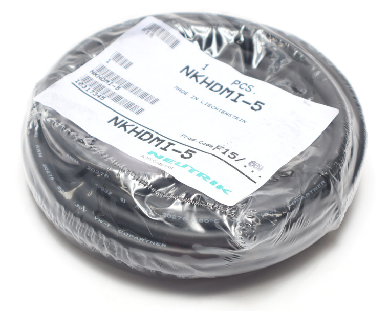 Neutrik NKHDMI-5 HDMI Patch Cable, 5m