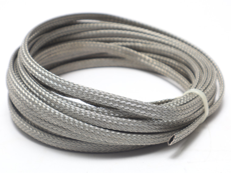 QQB575R30T0281 9/32" I.D. Tubular Braid, Tin Plated Copper, 25ft QQB575R30T0281 9/32" I.D. Tubular Braid, Tin Plated Copper, 25ft
