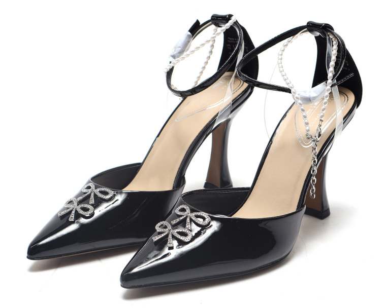 Call It Spring Women's Sparkling Pump, Black, 10