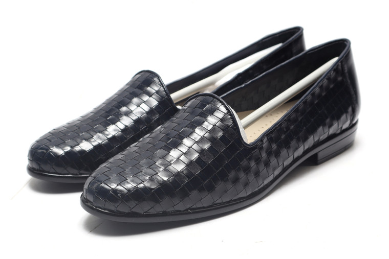 Trotters Women's Liz Flats, Navy, 7