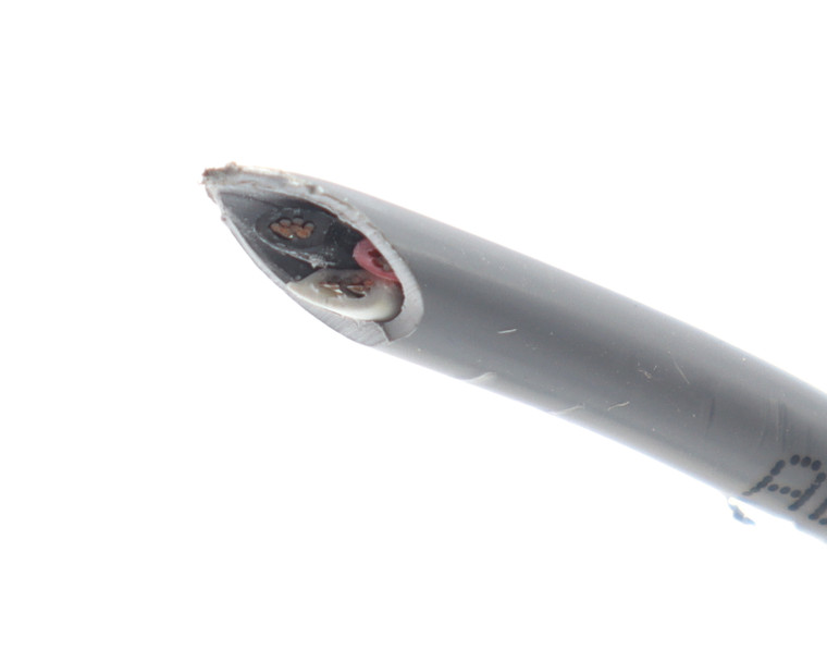 Alpha Wire 1896L, 20/3 LSZH Wire, Gray, 100 Feet