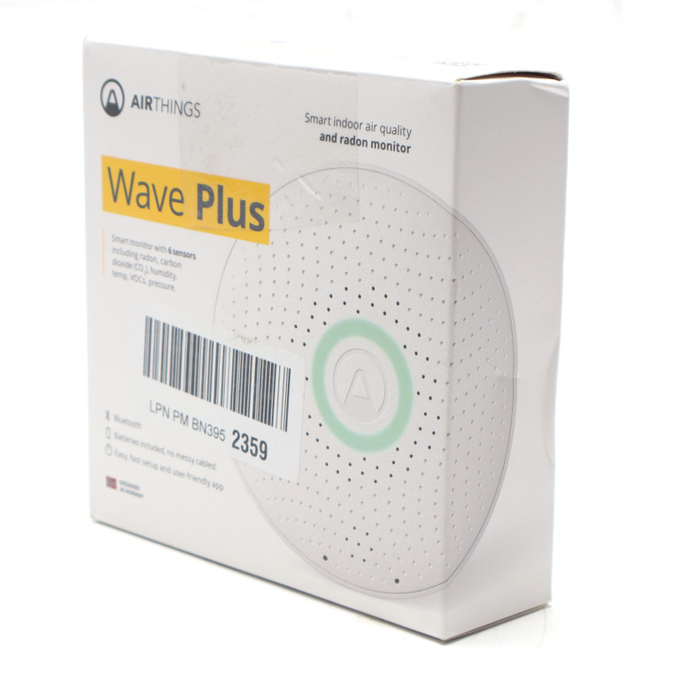 Airthings 2930 Wave Plus Smart Radon Detector