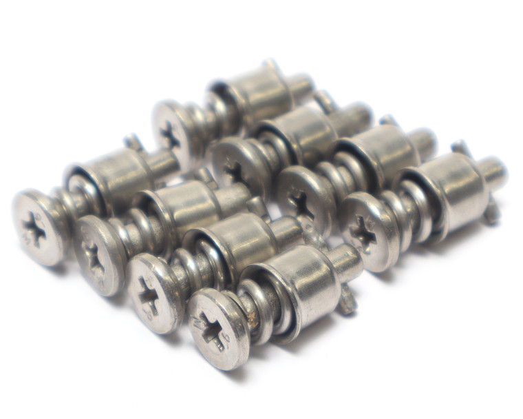 1142012-6 1/4 Turnlock Fastener Stud Assembly, 8pc