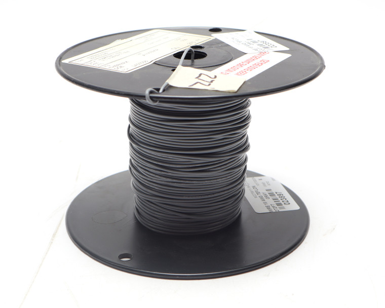 M22759/11-18-8, 18 Gauge Silver Plated, PTFE  Jacketed Wire, Gray, 272 Foot