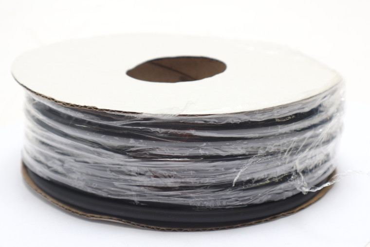 Qualtek Q2-F-1/8-01-MS100FT Flexible Heat Shrink Tubing, 1/8, Black, 100ft