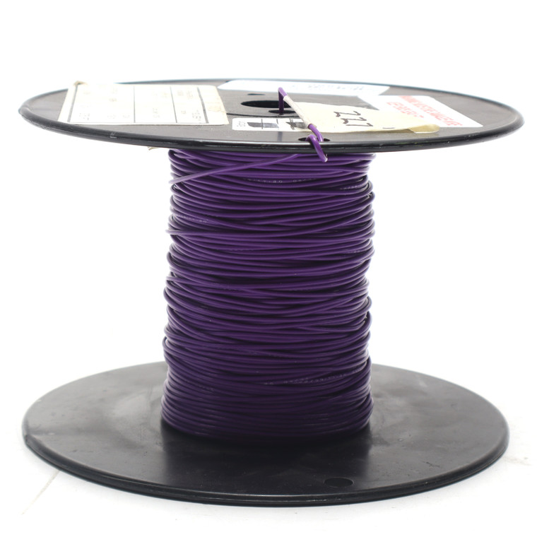 M22759/11-20-7 20AWG Silver Plated PTFE  Jacketed Wire, Violet, 227ft