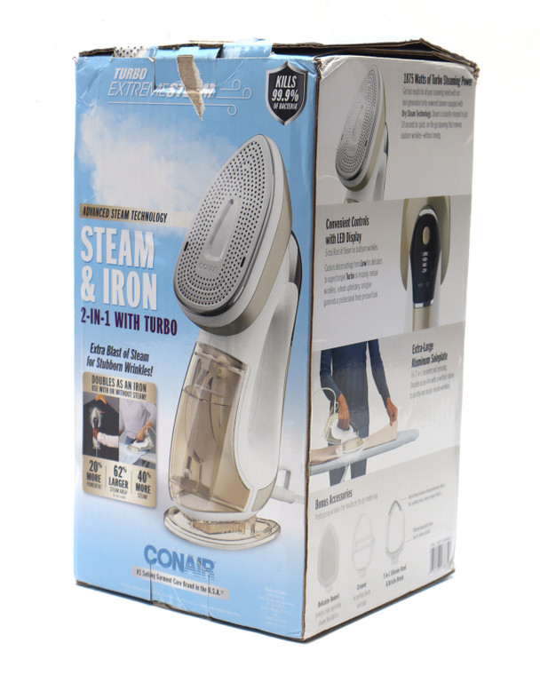 Conair ExtremeSteam 2-in-1 Steamer & Iron with Turbo