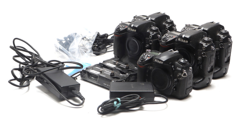 Nikon D2HS & D200 DSLR Camera Bodies & Accessories, for parts