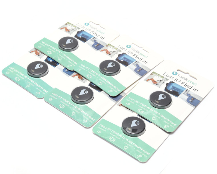 TrackR Pixel Bluetooth Tracking Device, 6pc