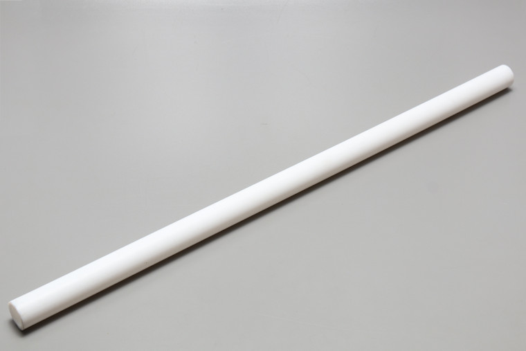 PTFE Rod, 0.725" ID x 1" OD, 24"