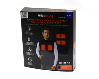 し*ん様 POLARTEC POWER STRETCH HYBRID VEST 32 Degrees Heat PB115 Mens Heated Vest, Large