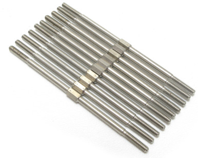 Large Threaded Tie Rods Tie Rod Kit, 4-40 x 86mm, Left and Right Thread, 10pcs