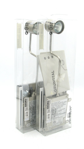 IKEA Grundtal Silver Portable Cabinet Light, 2pc