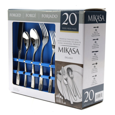 Mikasa Delano, 18/10 Stainless Steel 20-Piece Flatware Set