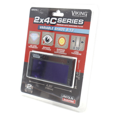 Lincoln Electric KP3775-1 VIKING 2x4C Series Auto Darkening Lens