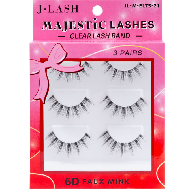 Majestic Lashes 3 Pair Multipack - JL-M-ELTS-21