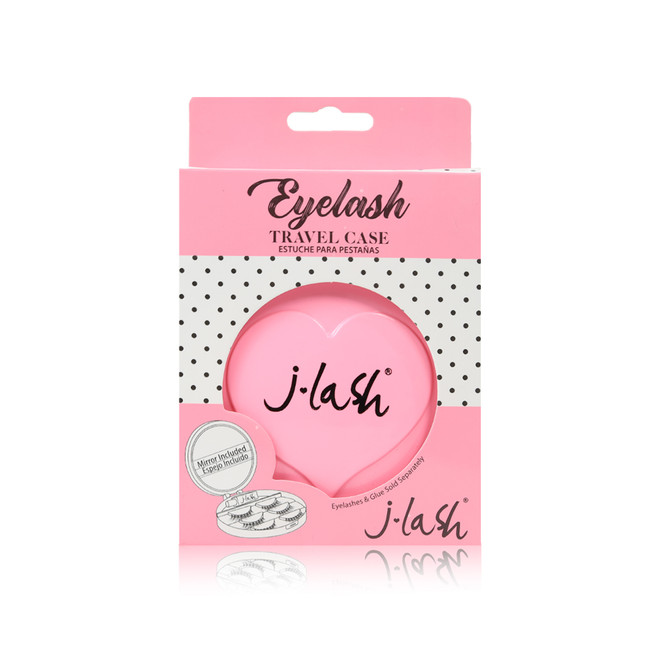 Lash Case & Mirror - Pink