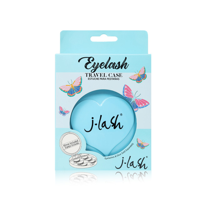 Lash Case & Mirror - Blue