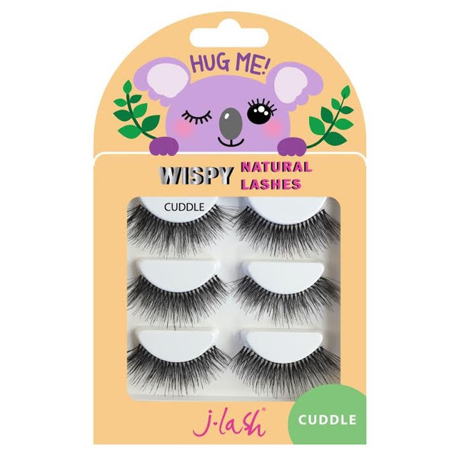 CUDDLE  3X PACK WISPY NATURAL LASHES