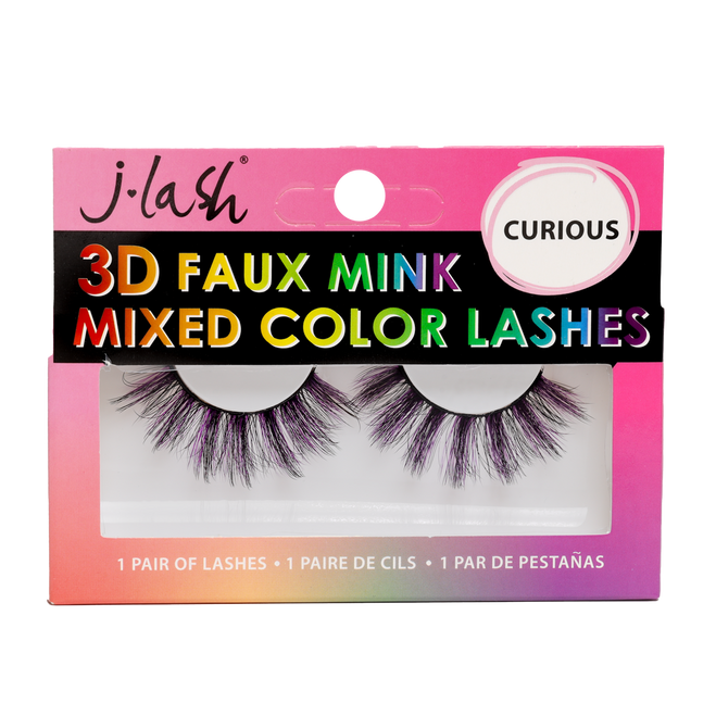 Mixed Color Lashes - Curious