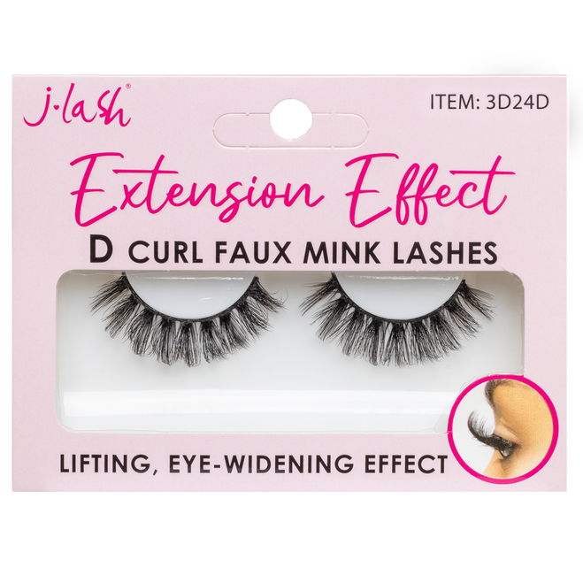 D-Curl Extension Effect Lashes - 3D24D