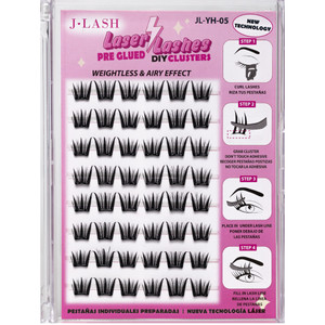Laser Lashes (Pre-Glued)  - Chrome Laser Lashes (Pre-Glued)  - Chrome