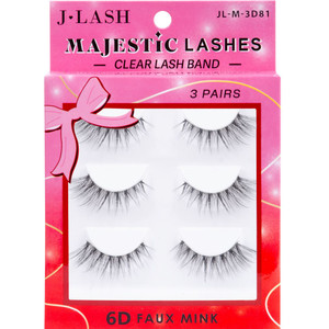Majestic Lashes 3 Pair Multipack - JL-M-3D81