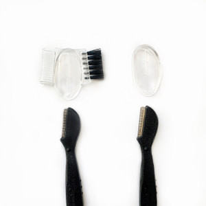 Eyebrow Razor with Brush+Comb