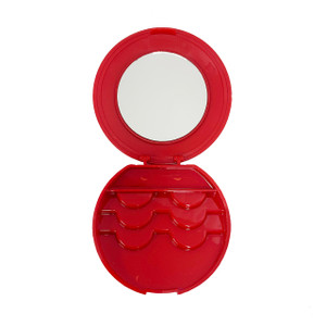 Lash Case & Mirror - Red