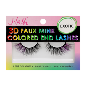 Colored End Lashes - Exotic