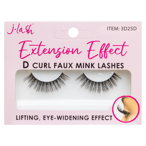 D-Curl Extension Effect Lashes - 3D25D