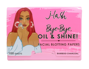 Bye-Bye Oil & Shine! Blotting Papers - Bamboo Charcoal (100 ct)