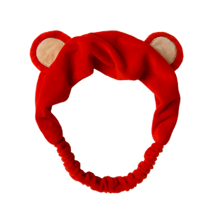 Teddy Bear Headband - Red