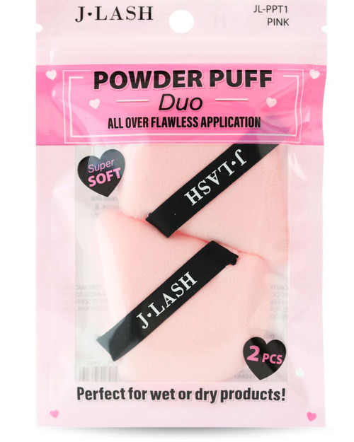 JLash Powder Puff Duo - Pink