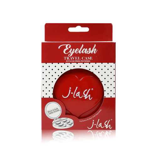 Lash Case & Mirror - Red