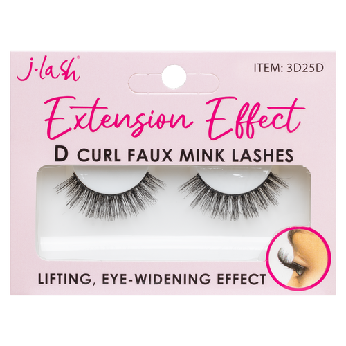 D-Curl Extension Effect Lashes 3D25D