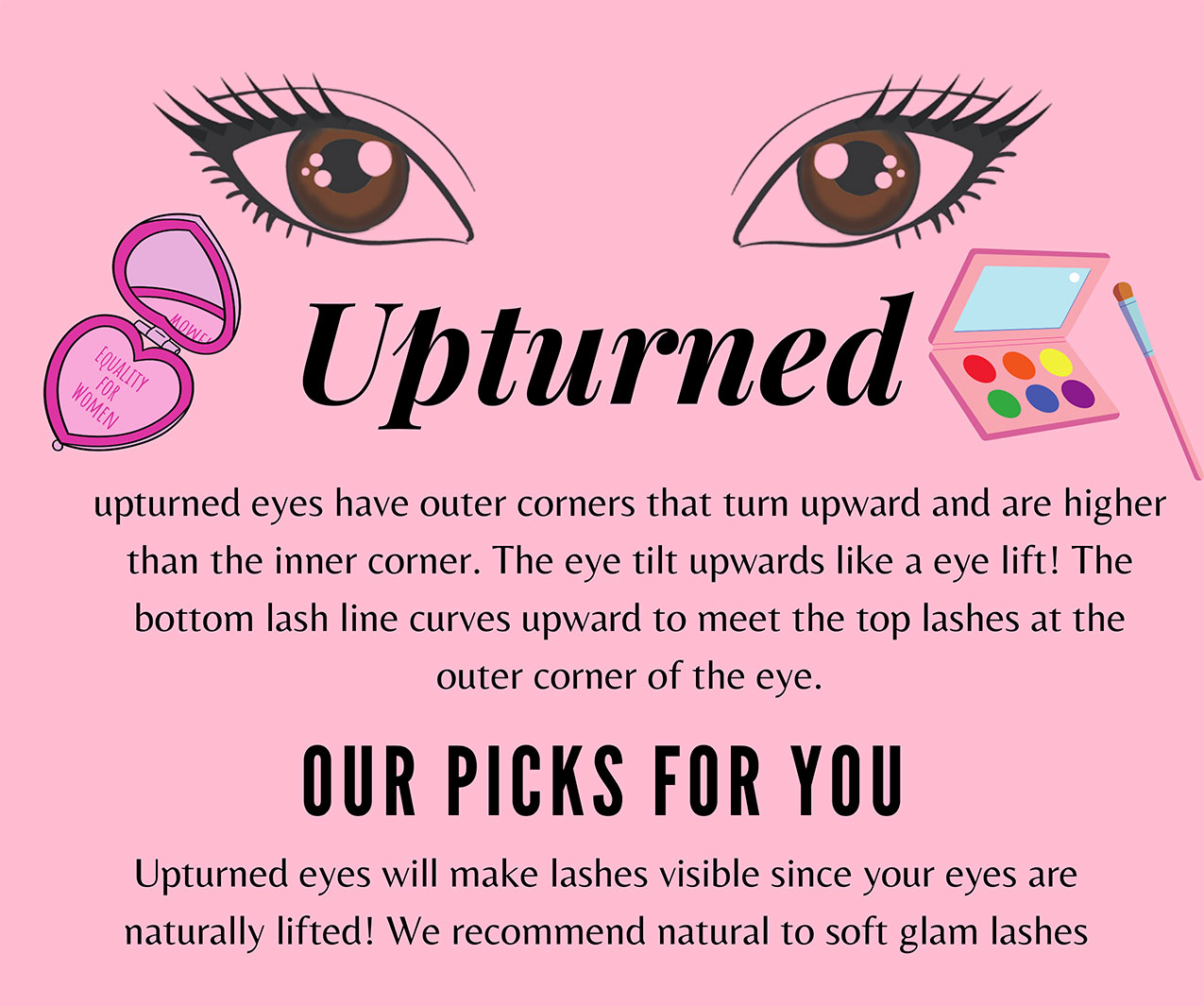 Upturned Eye Shape