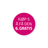 VeggieDent klistremerker/ Kjøp 5... / A4-Ark m. 48 etiketter