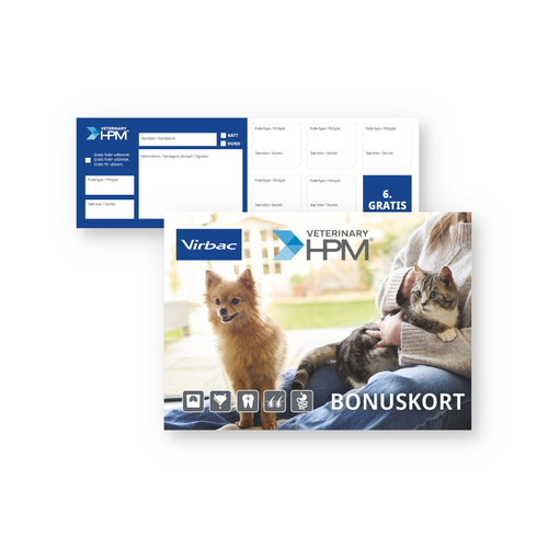 HPM Bonuskort Hund-Kat ( 3 Språk) HPM Bonuskort Hund-Kat ( 3 Språk)