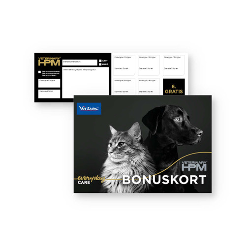 HPM Bonuskort Hund-Kat ( 3 Språk)