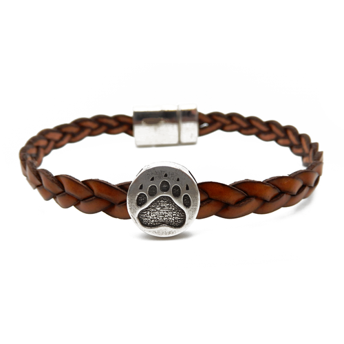 LILO Collections Bear Paw Bracelet - Brown