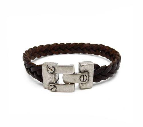 Tommy Braided Bracelet Brown