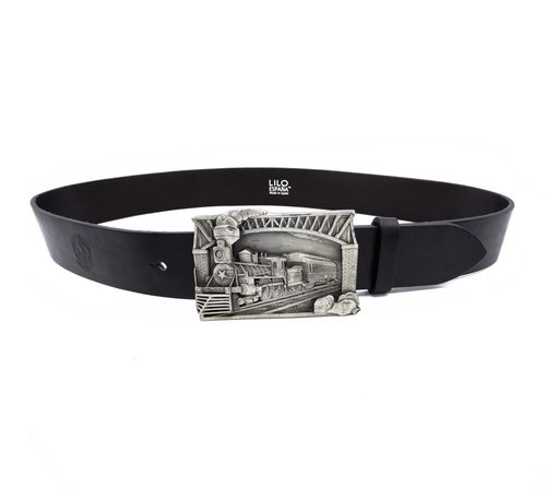 LILO Collections  Vintage Steam Locomotive Belt Buckle