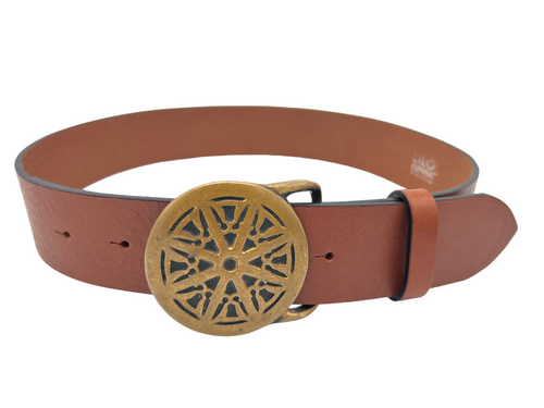 LILO Collections Dharma Vintage Buckle on Vintage Chestnut Strap[