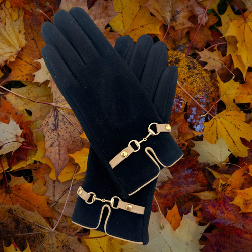 LILO Madison Bit Equestrian Gloves Black