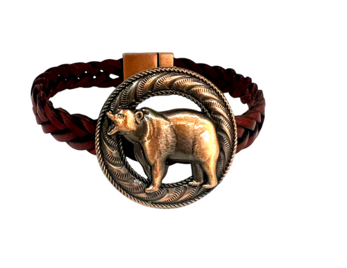 LILO Collections Bronson Grizzly Bear Bracelet